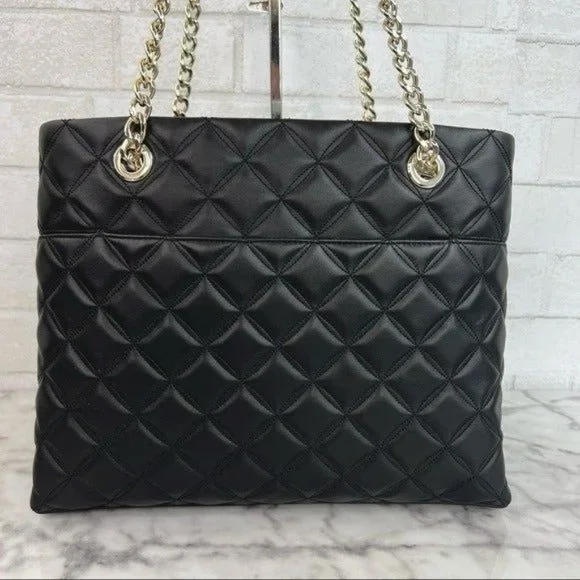 Kate Spade Natalia Quilted Smooth Leather Tote Shoulder Bag - Picture 5 of 12